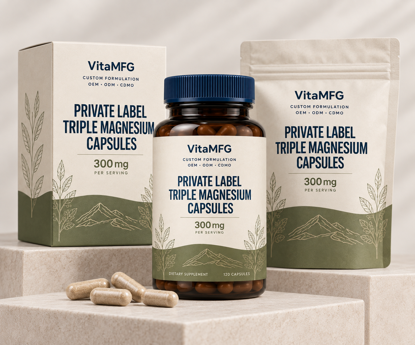 Bisglycinate-Led Magnesium Capsules